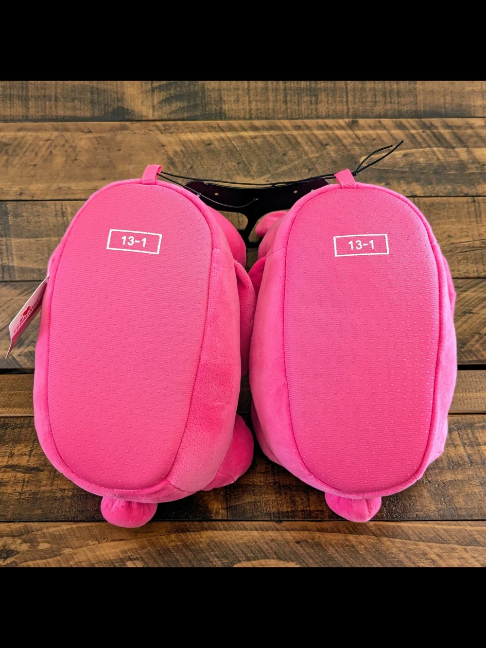 Way To Celebrate Kids Gummy Bear House Slippers Youth Size 13-1 Pink NWT